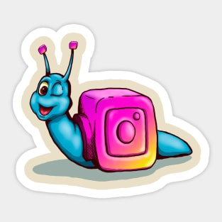 insta snail Sticker